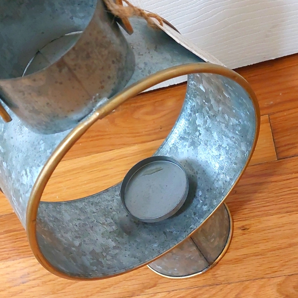 Galvanized Modern Latern - Picture 2 of 7
